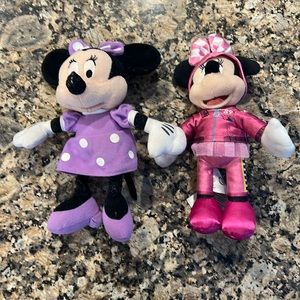 Disney Minnie lot 10” stuffed animal plush